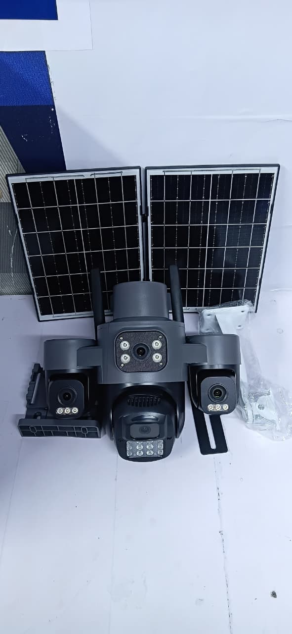 12MP HiEasy 4G Solar Quadral Cctv Camera